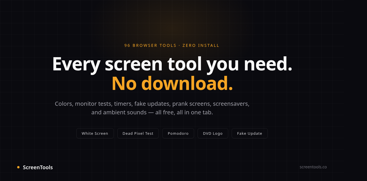 Moveable Desktop Screen Tools ScreenTools — 100+ Free Browser Tools for Every Screen